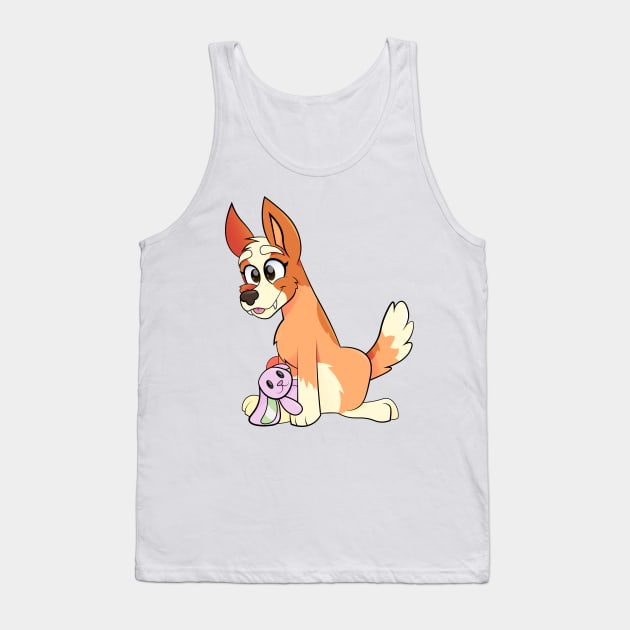 Bingo & Floppy - Bluey Tank Top by spookpuke